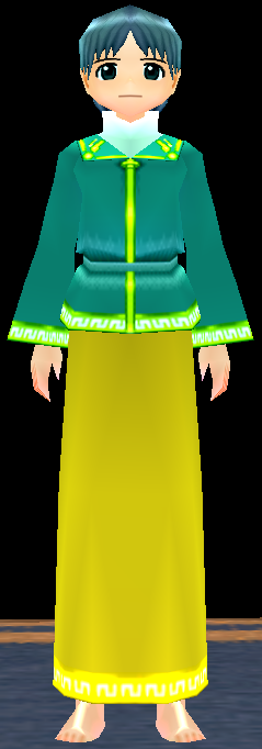 Equipped Magic School Uniform viewed from the front