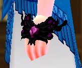 Equipped Succubus Queen Gloves viewed from the side