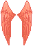 Icon of Coral Angel Wings