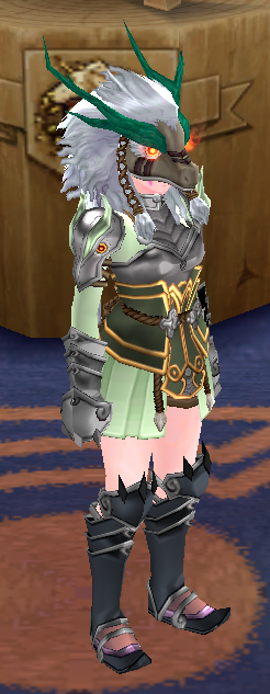Equipped GiantFemale Lunar Dragon Set viewed from an angle