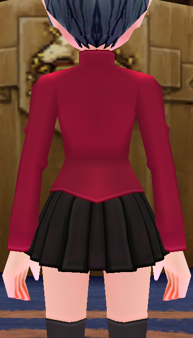 Equipped Rin Tohsaka Casual Wear viewed from the back