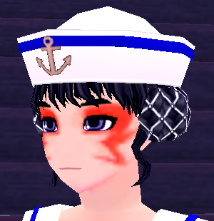 Equipped Giant Sailor Hat (F) (Default) viewed from an angle