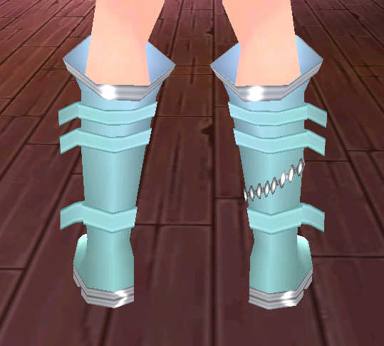 Equipped Reaper's Shoes (M) viewed from the back