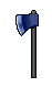 Inventory icon of Hatchet (Dark Blue)