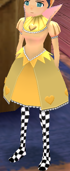 Equipped Heart Queen Minidress viewed from an angle