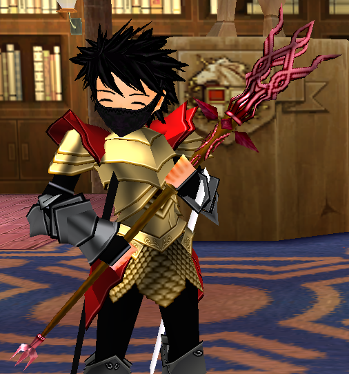 Trinity Staff (Red Metal, Gold Handle) Equipped Male.png