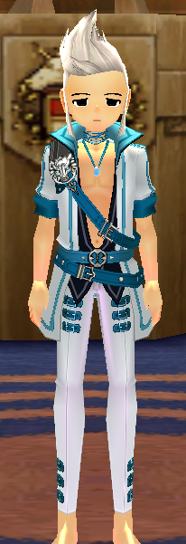 Equipped Magus Crest Outfit (M) viewed from the front