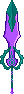 Inventory icon of Glory Sword (Purple Blade, Teal Trim)