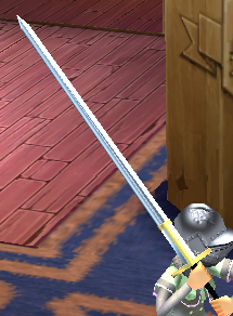 Equipped Two-handed Sword