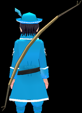 Sheathed Leather Long Bow