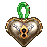 Icon of Lady Waffle Cone Heart Clutch