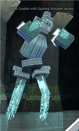 Picture of Stone Zombie with Glowing Shoulder Accessory