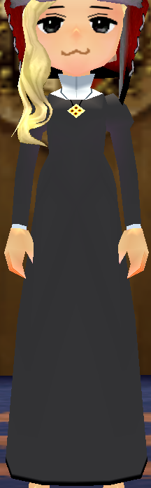 Equipped Lymilark Nun Uniform viewed from the front