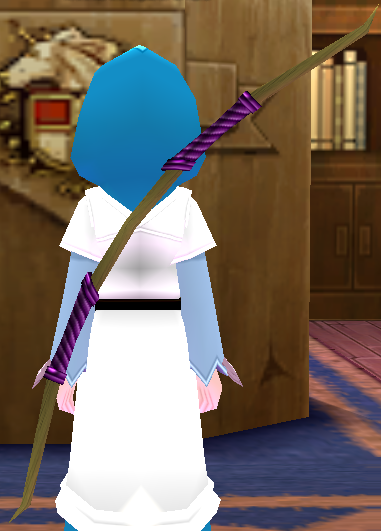 Sheathed Elven Long Bow