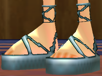 Equipped Thick Sandals viewed from an angle