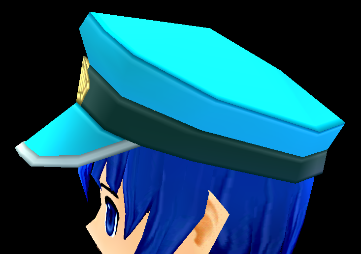 Equipped Police Officer Hat (M) viewed from the side