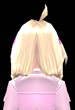 Equipped Millia Wig viewed from the back