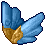 Icon of Steel Blue Hummingbird Wings