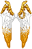 Icon of Yellow Fallen Angel Wings
