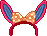 Icon of Casual Date Bunny Ears and Bow Headband