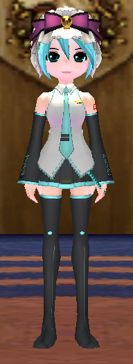 Equipped Hatsune Miku Outfit viewed from the front