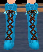 Equipped Female Knee-high Boots viewed from the front