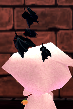 Equipped Shadow Bat Flying Puppet viewed from the side