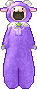 Inventory icon of Rainbow Sheep Jumpsuit (Purple)