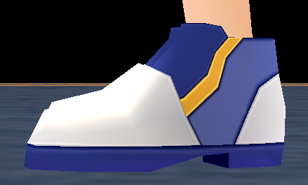 Equipped Kaito Shoes viewed from the side
