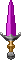 Inventory icon of Battle Short Sword (Purple Blade)