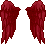 Icon of Red Cupid Wings