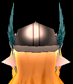 Equipped Graceful Helmet viewed from the back