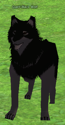 Picture of Giant Black Wolf