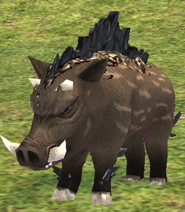 Picture of Onyx Crystal Boar