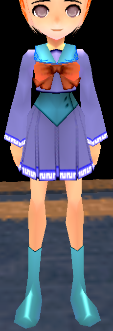 Equipped Magic School Uniform (F) viewed from the front