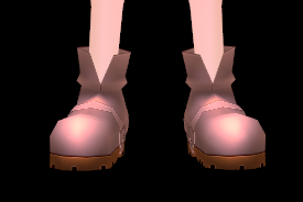 Equipped Edward Elric's Boots viewed from the front