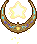 Gold Crescent Star Halo