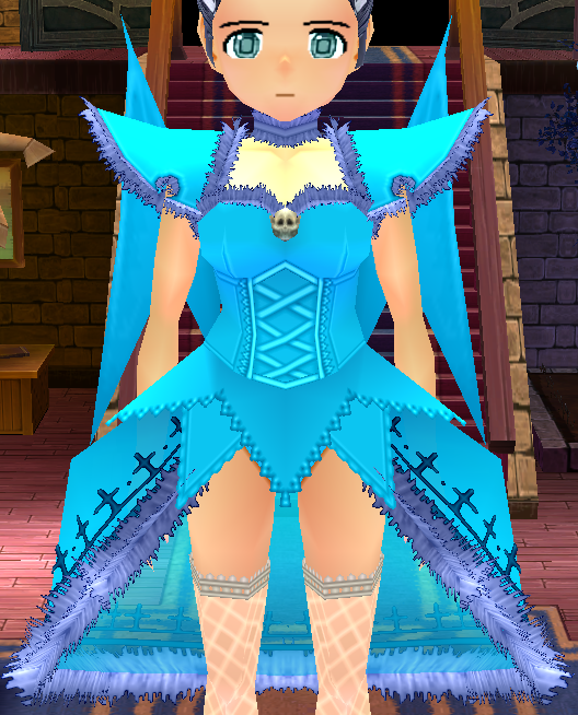 Equipped Succubus Outfit viewed from the front
