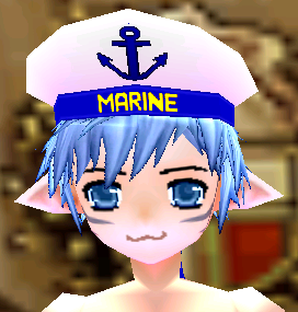 Equipped Sailor Hat (M) viewed from the front