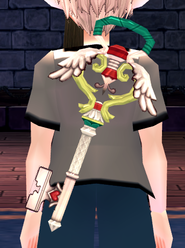 Sheathed Lord Waffle Cone Heart Key