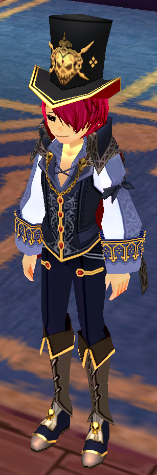 Equipped Male Halloween Vampire Set viewed from an angle