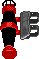 Inventory icon of Fire Cylinder (Red and Black)