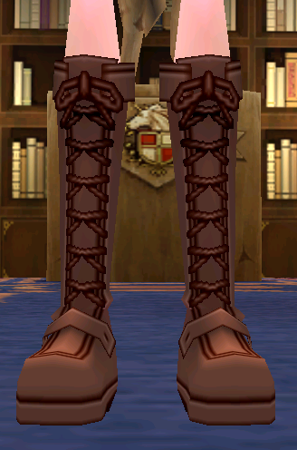 Equipped Lisbeth Boots (Default) viewed from the front