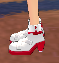 Equipped Sultry Nurse Shoes viewed from the side