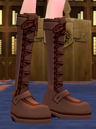 Equipped Lisbeth Boots (Default) viewed from an angle