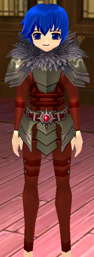 Equipped Dark Knight Armor (M) viewed from the front
