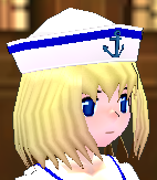 Equipped Sailor Hat (F) (Default) viewed from an angle