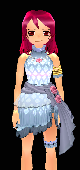 Luxurious Crystal Dress (Female) Equipped Front.png