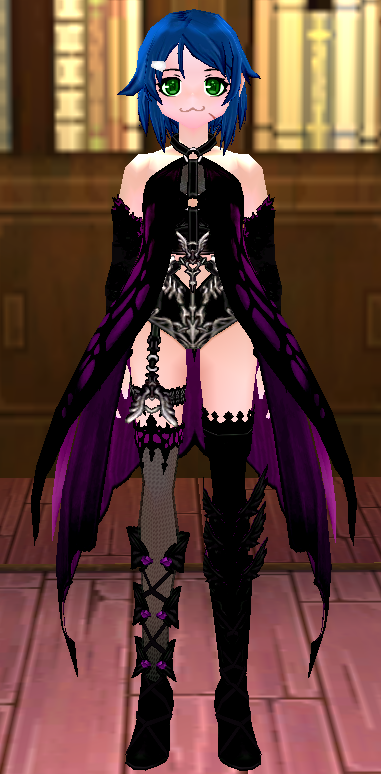 Equipped Succubus Queen Set viewed from the front