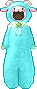 Inventory icon of Rainbow Sheep Jumpsuit (Blue)